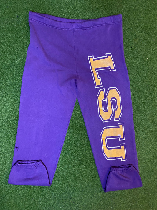 90s LSU Tigers - Vintage College Pants (Large)