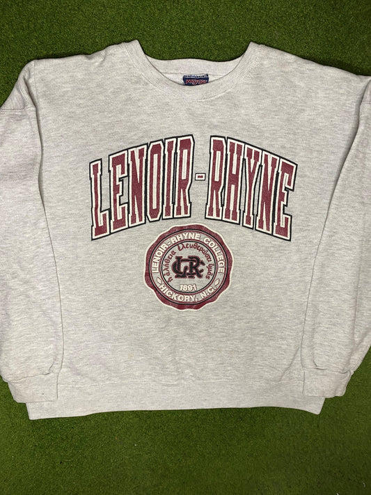 90s Lenoir-Rhyne Bears - Vintage University Sweatshirt (XL) Gametime Vintage