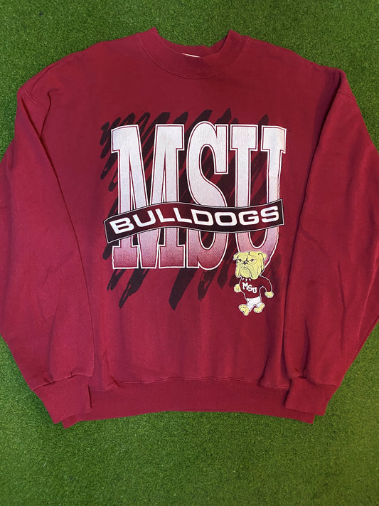 90s Mississippi State Bulldogs - Vintage College Sweatshirt (XL) 