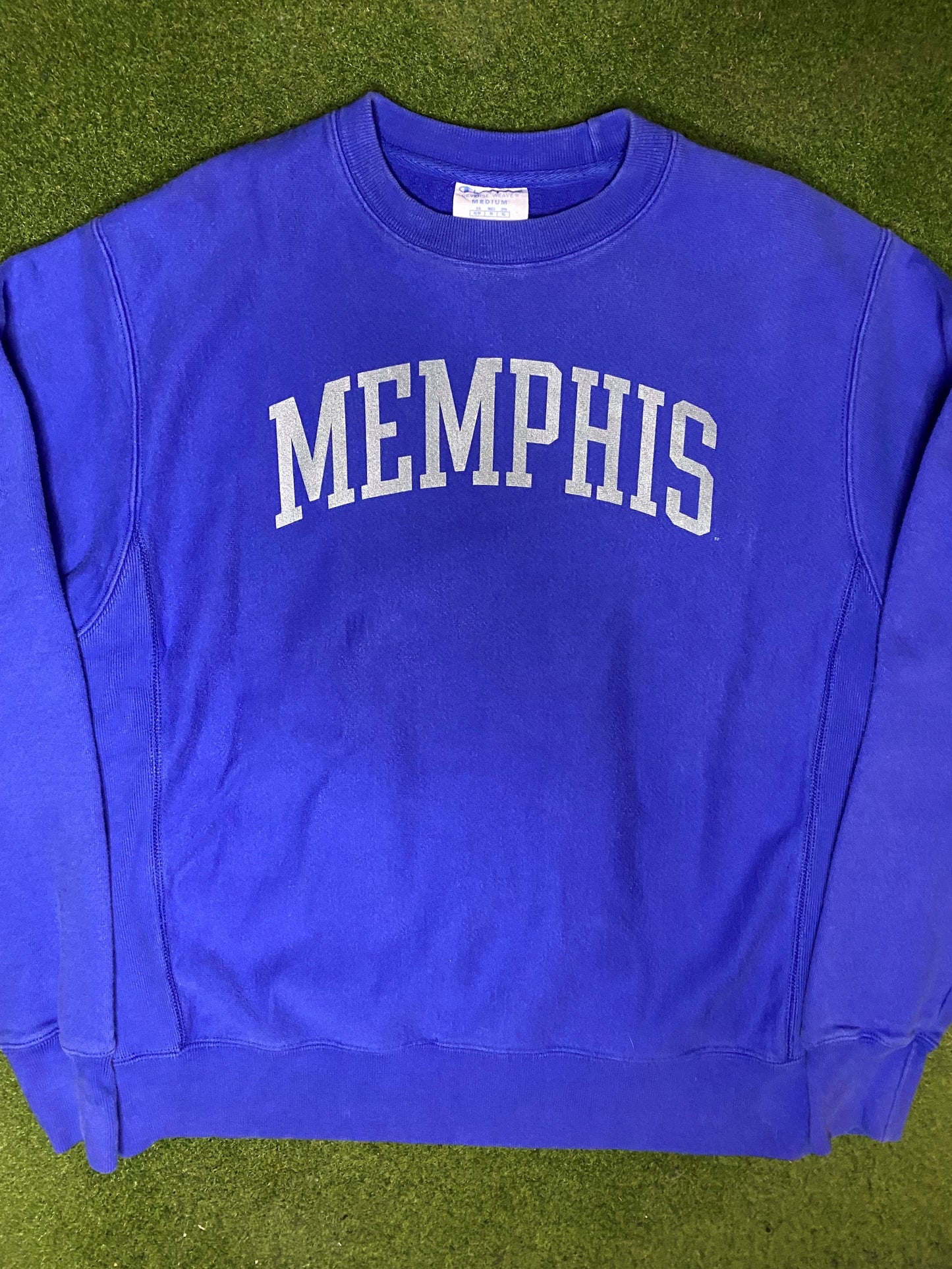 90s Memphis Tigers - Reverse Weave - Vintage College Sweatshirt (Medium) Gametime Vintage