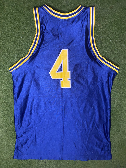 90s Michigan Wolverines - Vintage College Basketball Jersey (46) - Gametime Vintage
