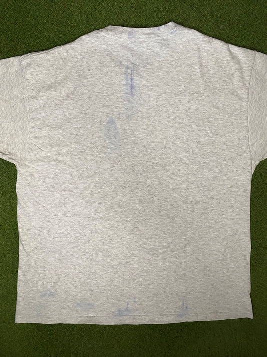 90s Michigan Wolverines - Vintage College T Shirt (XL)