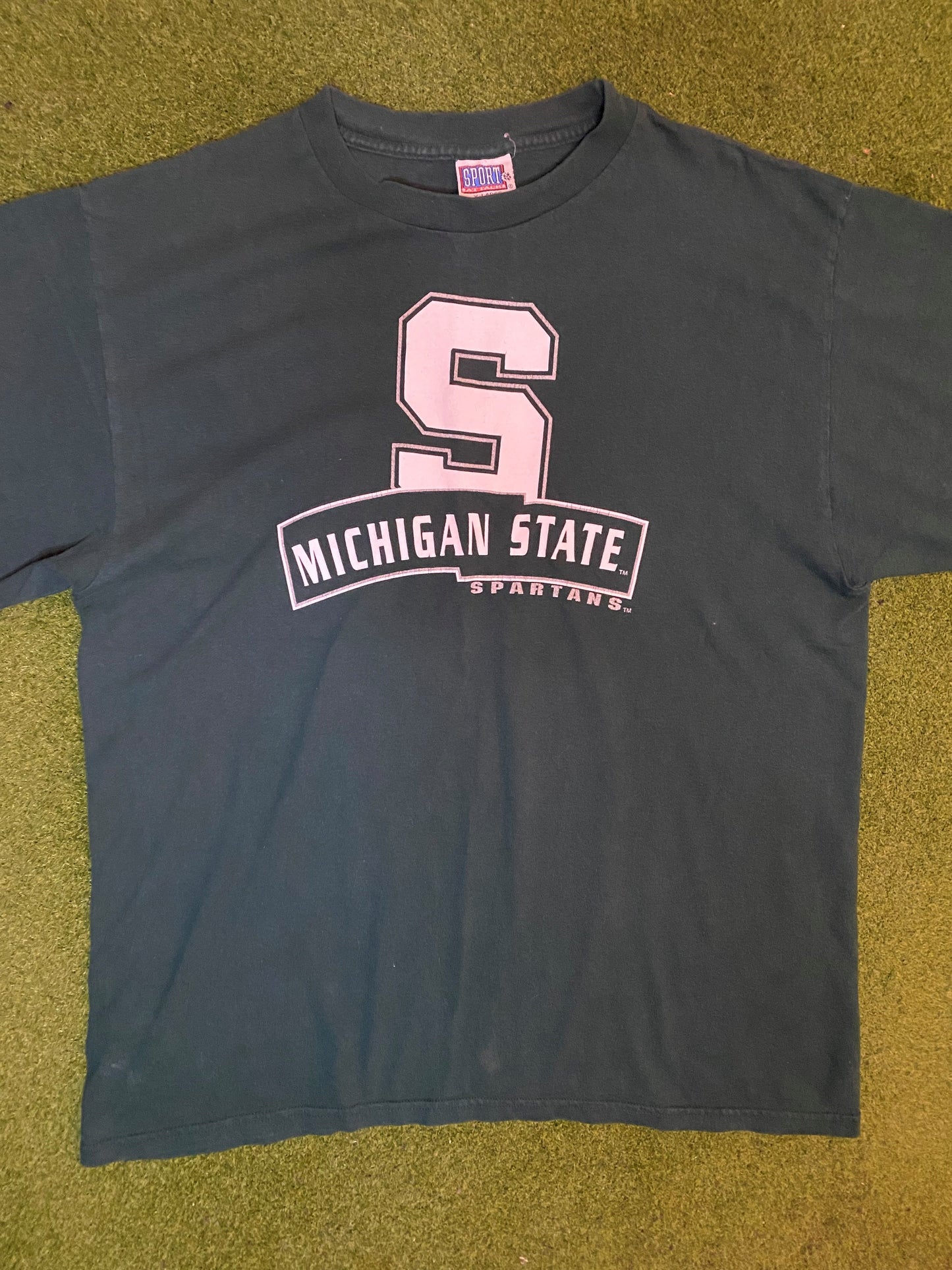 90s Michigan State Spartans - Vintage College T-Shirt (XL)