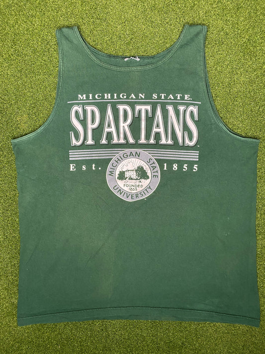90s Michigan State Spartans - Vintage College Tank (XL)