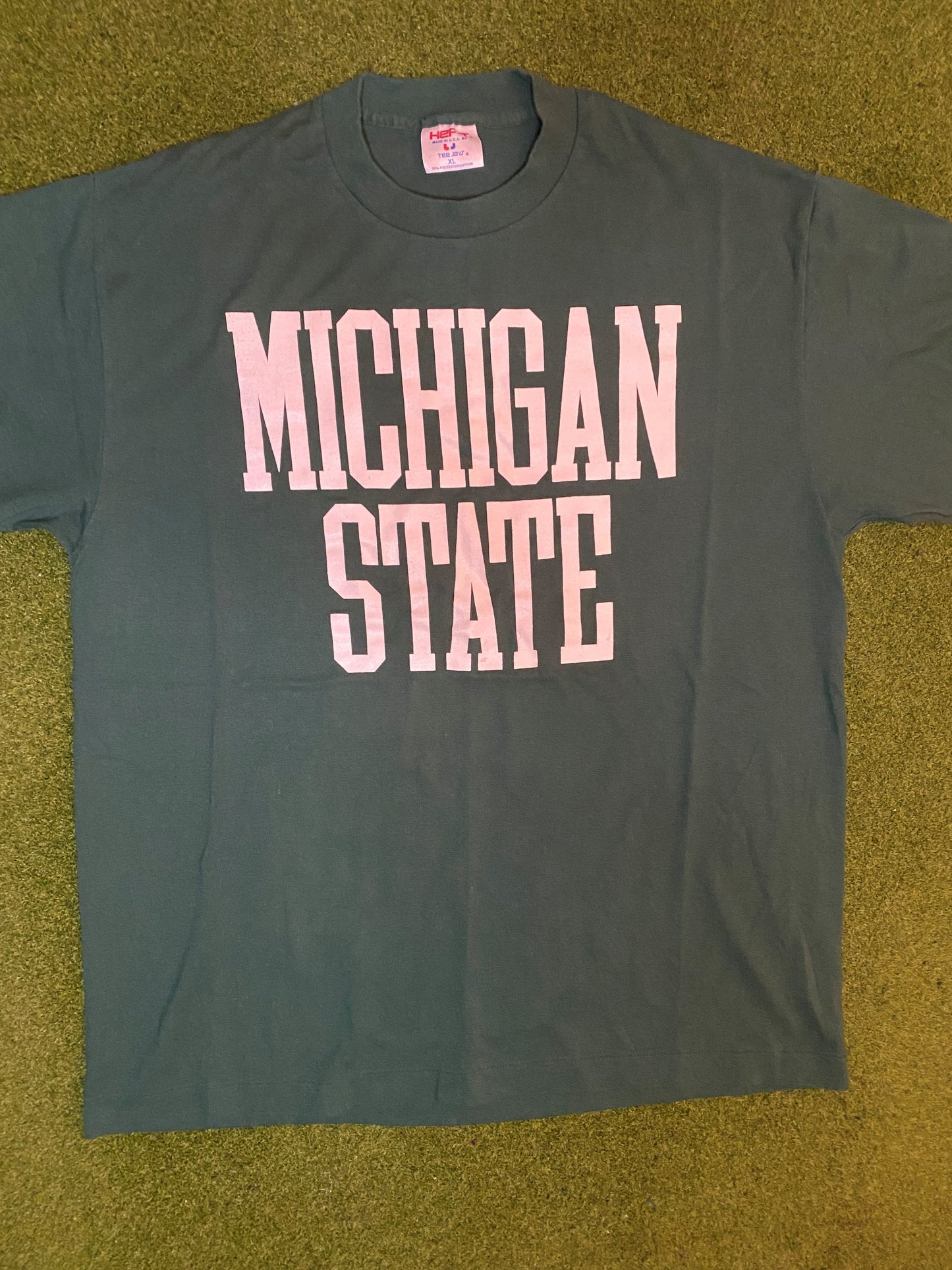 90s Michigan State Spartans - Vintage University T-Shirt (XL)