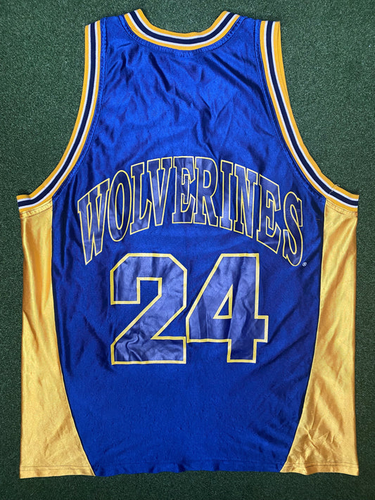 90s Michigan Wolverines - Vintage College Basketball Jersey (XL)