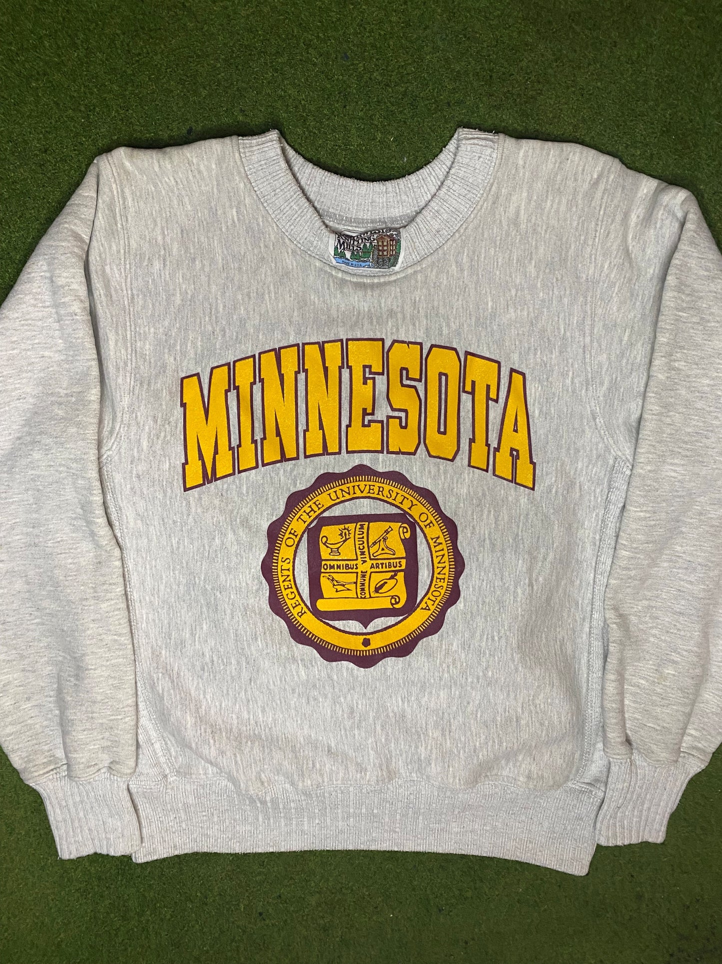 90s Minnesota Golden Gophers - Vintage College Crewneck (Medium)