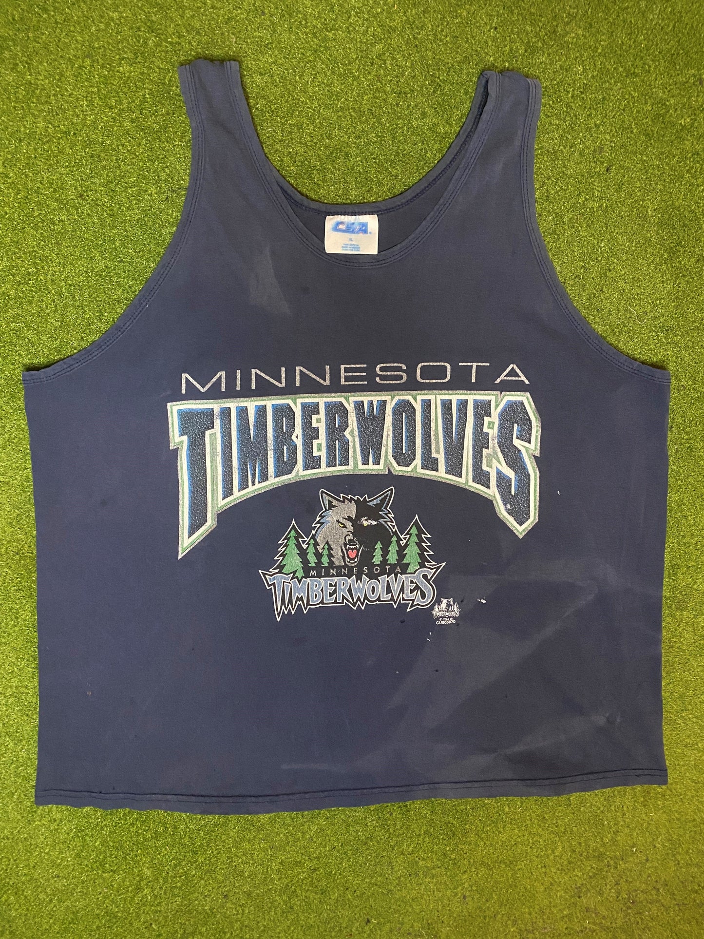 90s Minnesota Timberwolves - Vintage NBA Tank (XL)