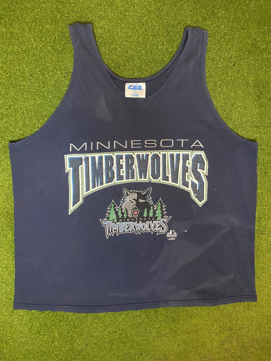 90s Minnesota Timberwolves - Vintage NBA Tank (XL) 