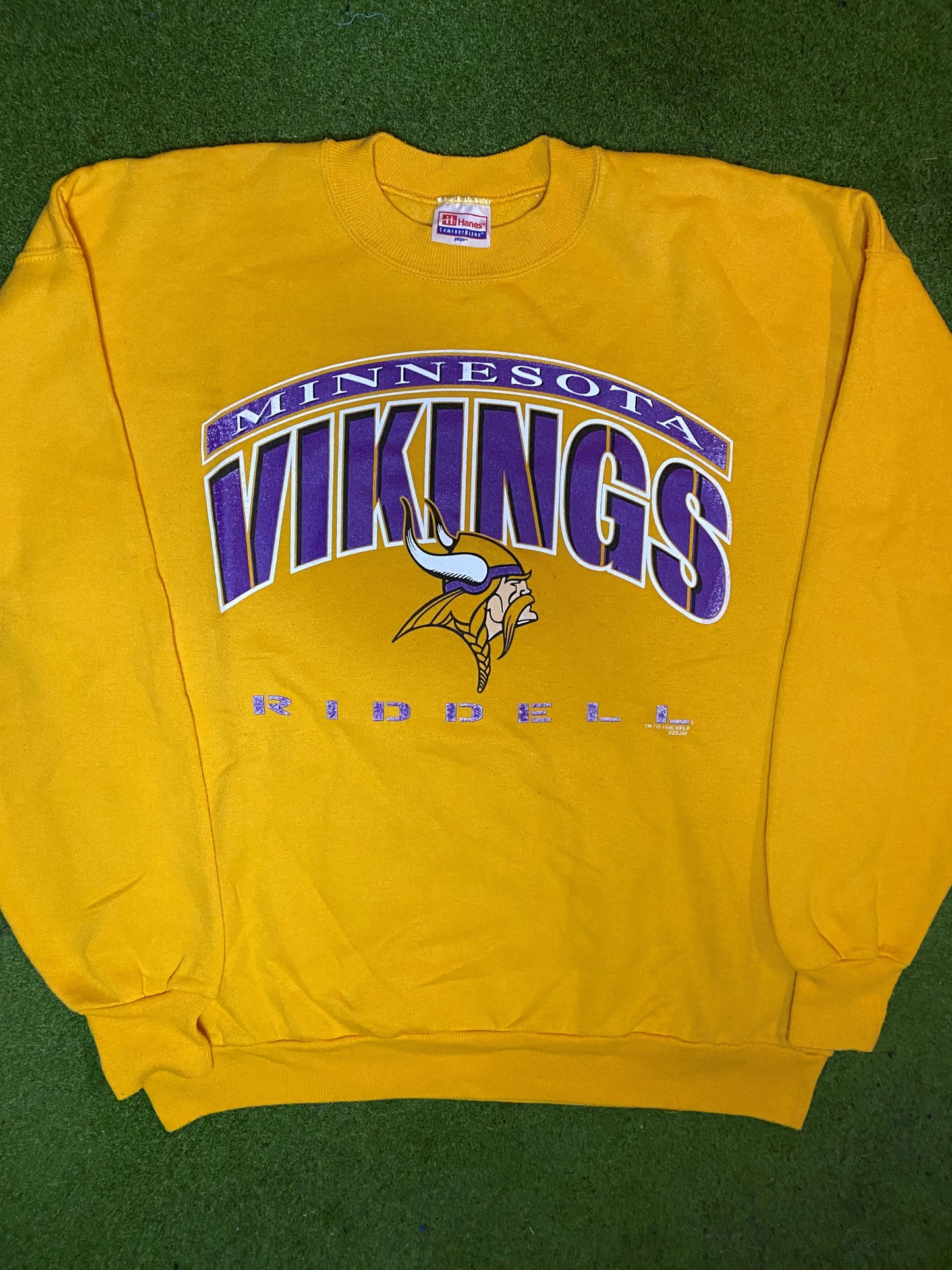 1999 Minnesota Vikings - Vintage NFL Sweatshirt (Large) Gametime Vintage