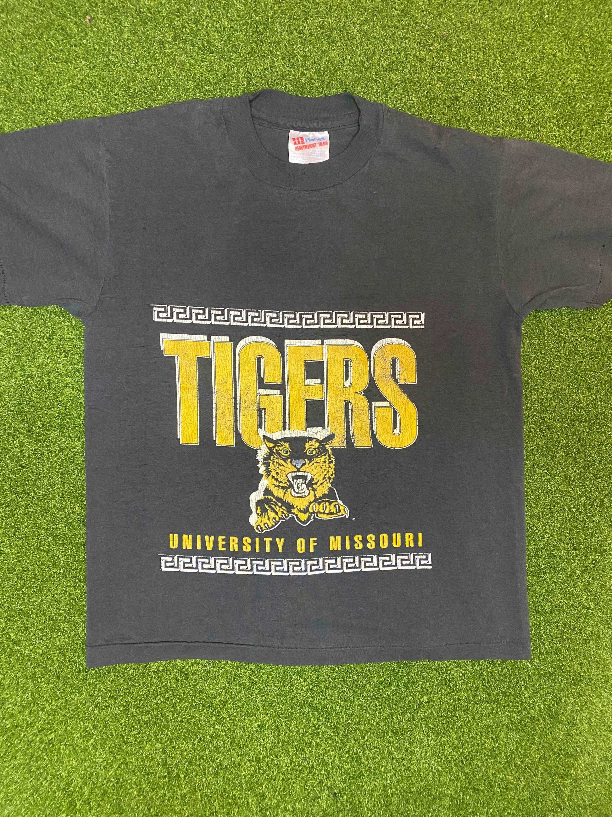 90s Missouri Tigers - Vintage College Tee Shirt (Youth Large)