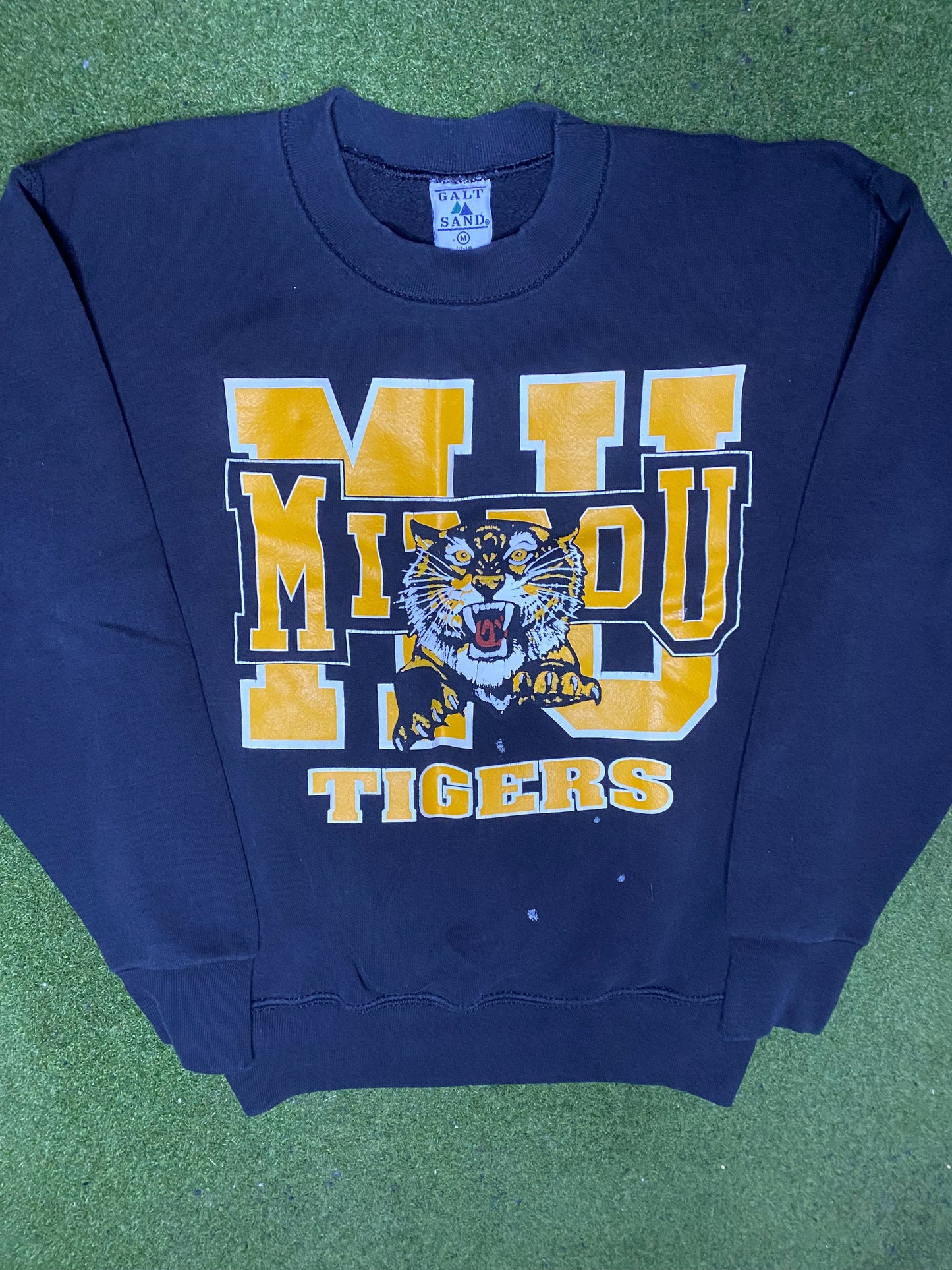 90s Missouri Tigers - Vintage College Sweatshirt (Youth Medium) Gametime Vintage