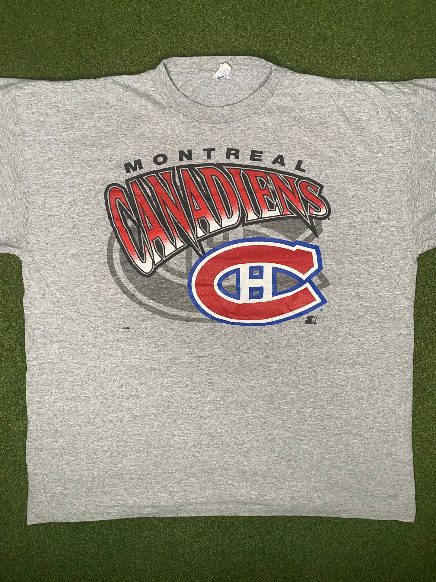 90s Montreal Canadiens - Vintage NHL T Shirt (XL)