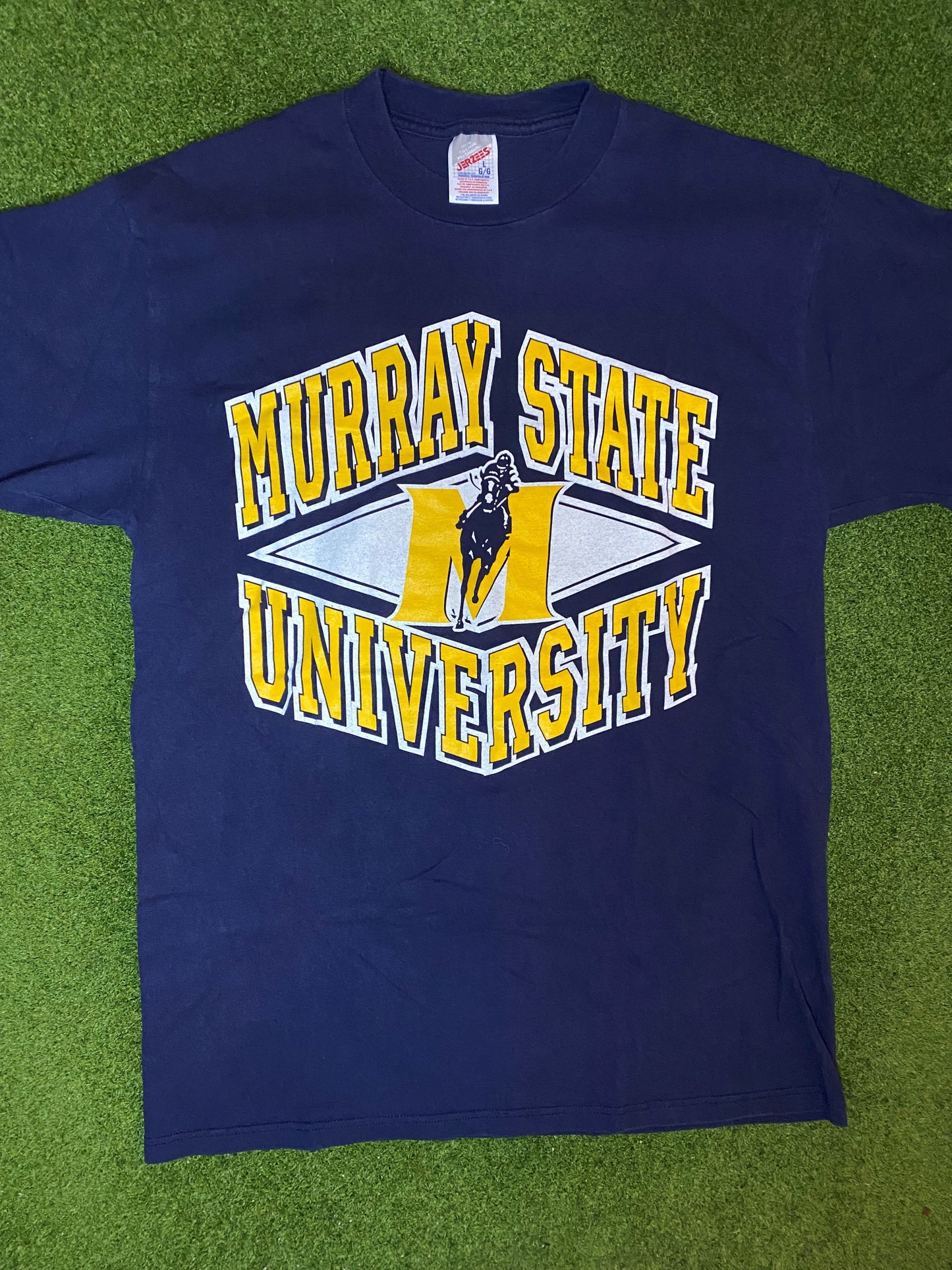 90s Murray State Racers - Vintage University T-Shirt (Large)