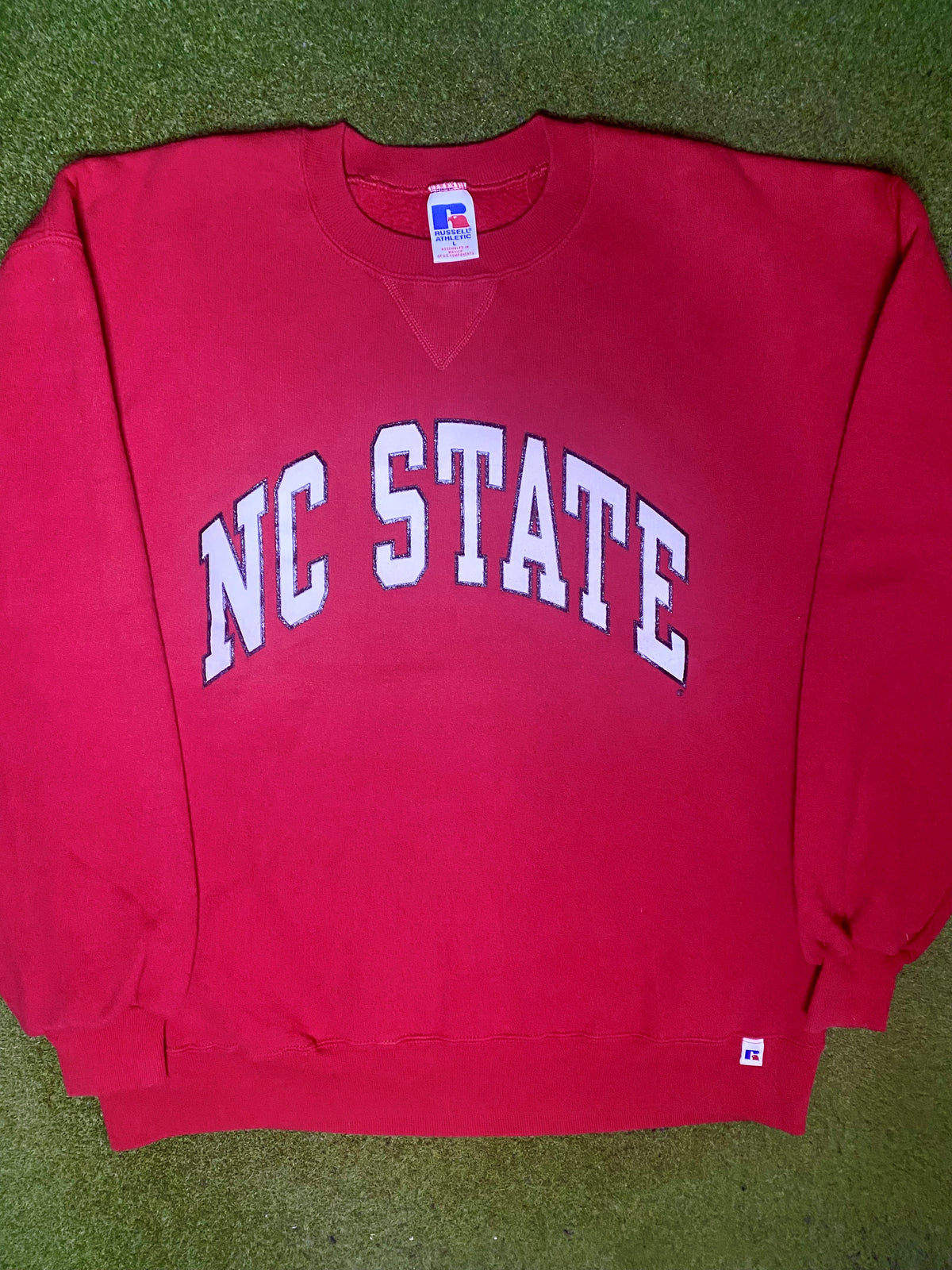 90s NC State Wolfpack - Vintage College Sweatshirt (Large) - Gametime Vintage