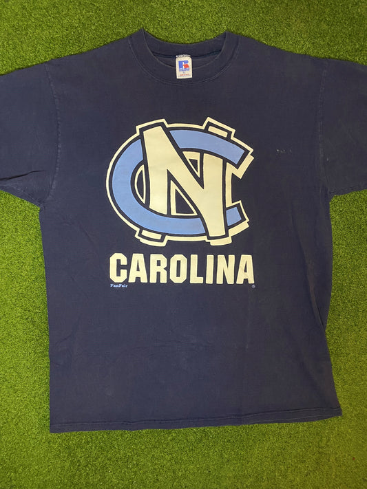 90s North Carolina Tar Heels - Vintage College T-Shirt (XL)