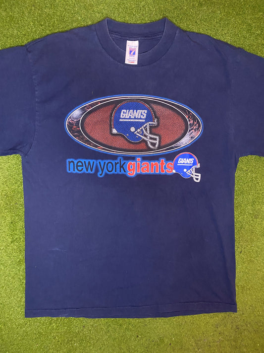 90s New York Giants - Vintage NFL T-Shirt (XL) - Gametime Vintage