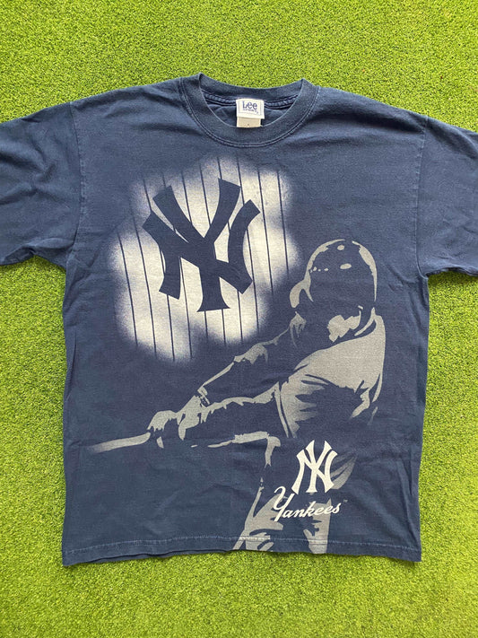 90s New York Yankees - Vintage MLB T-Shirt (Medium) Gametime Vintage