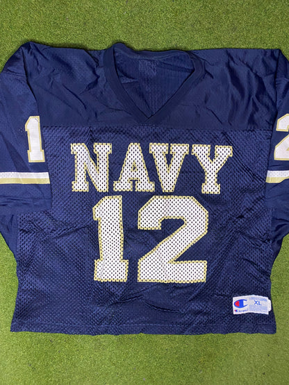 90s Navy Midshipmen - Vintage College Jersey (XL)