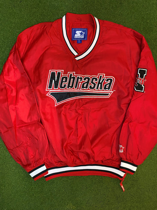 90s Nebraska Cornhuskers - Vintage College Pullover (XL) Gametime Vintage