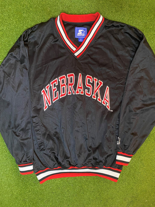90s Nebraska Cornhuskers - Vintage College Pullover (Medium)