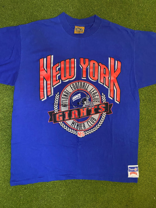 90s New York Giants - Vintage NFL T-Shirt (XL) Gametime Vintage