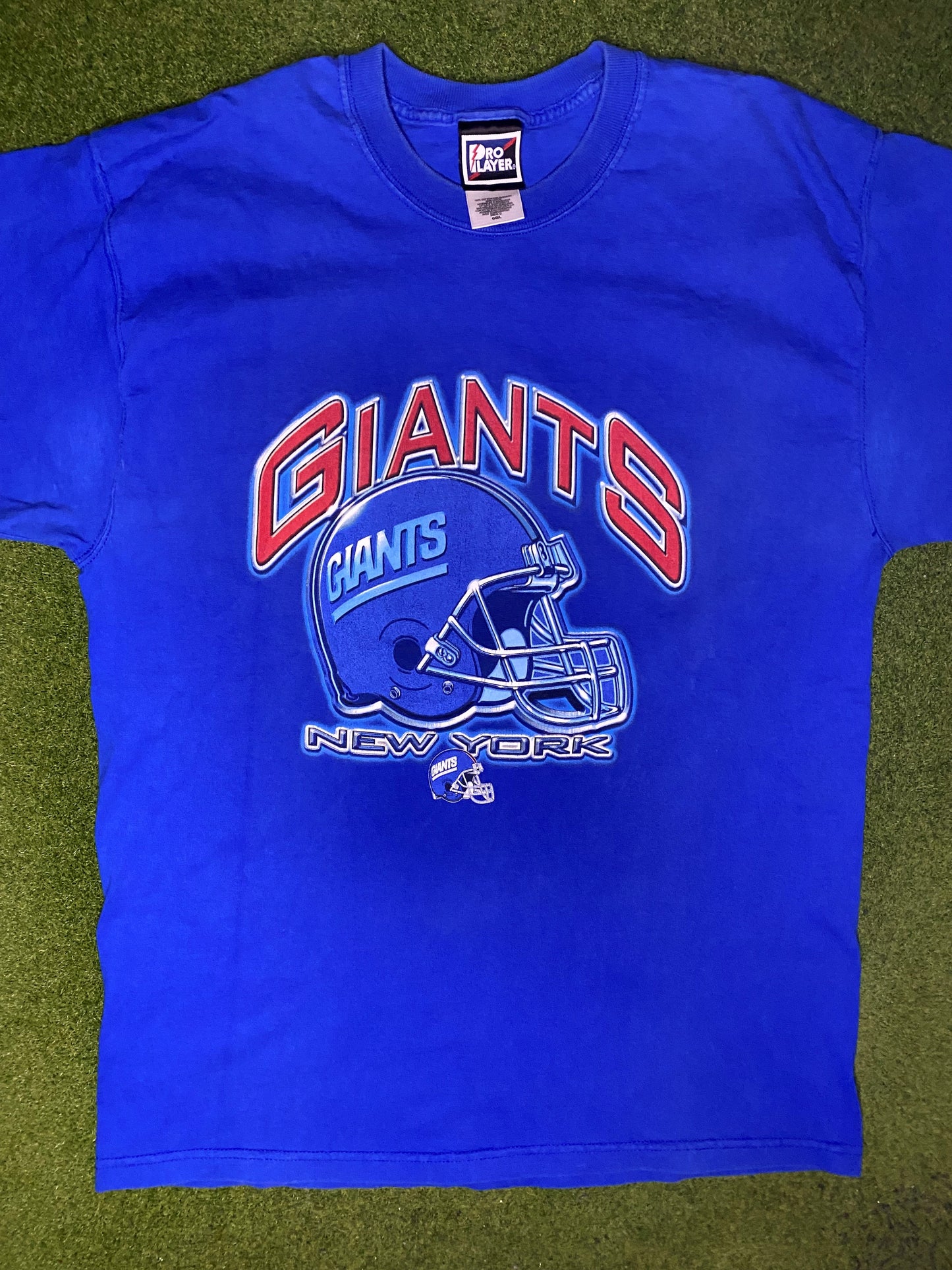 90s New York Giants - Vintage NFL T Shirt (Large) Gametime Vintage