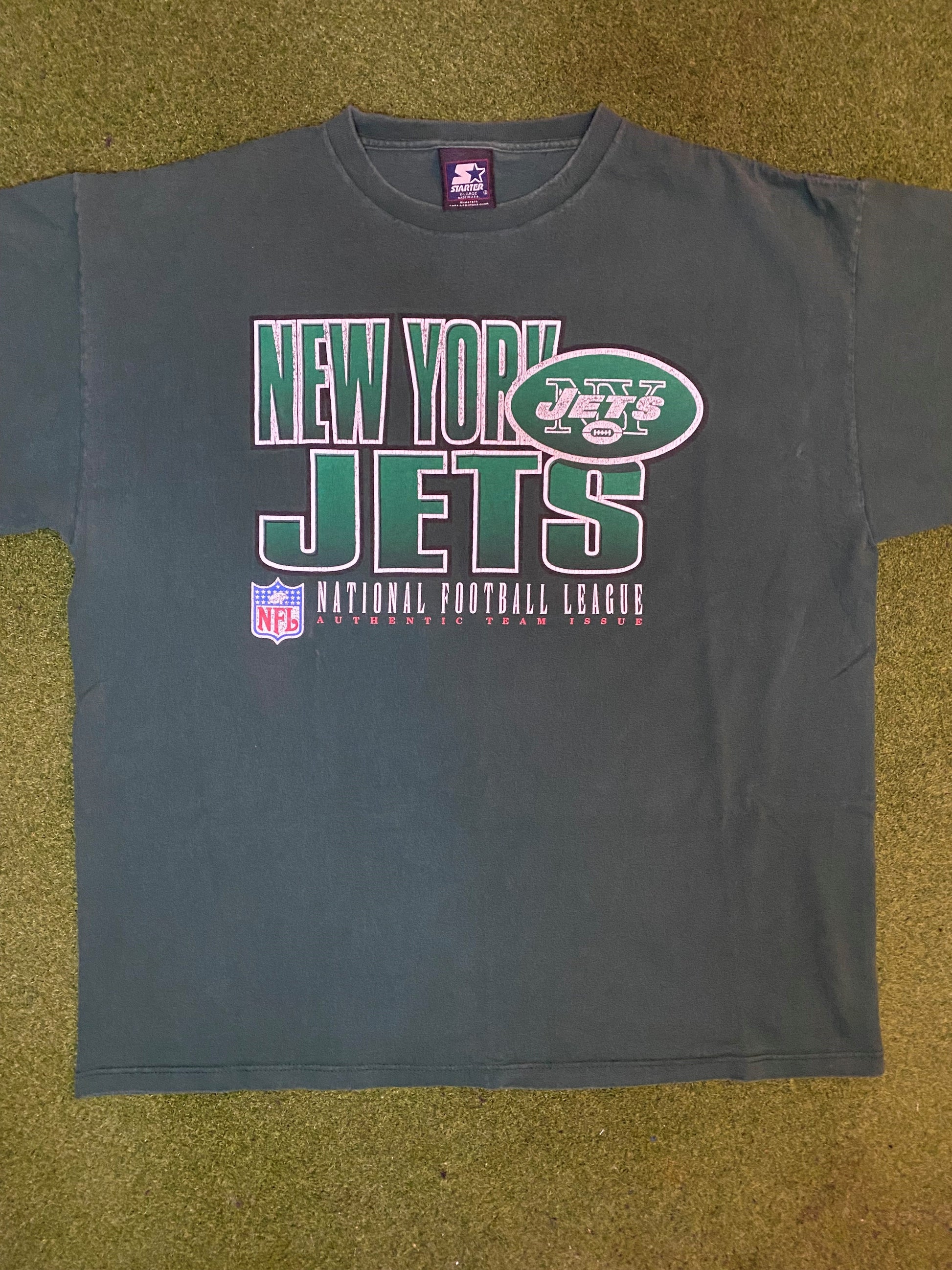 90s New York Jets - Vintage NFL T-Shirt (XL)