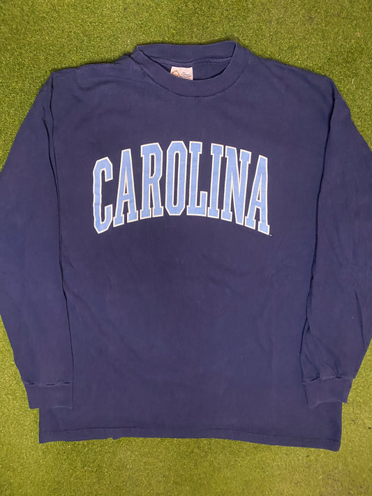 90s North Carolina Tar Heels - Vintage College Long Sleeve (2XL)