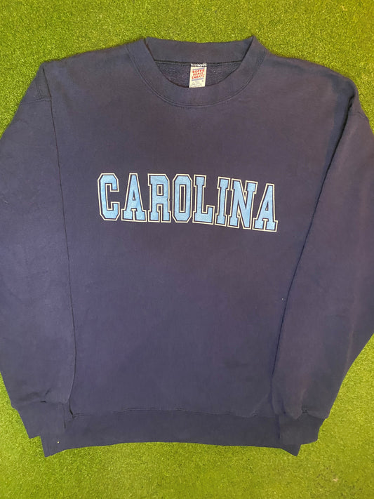 90s North Carolina Tar Heels - Vintage College Sweatshirt (2XL)