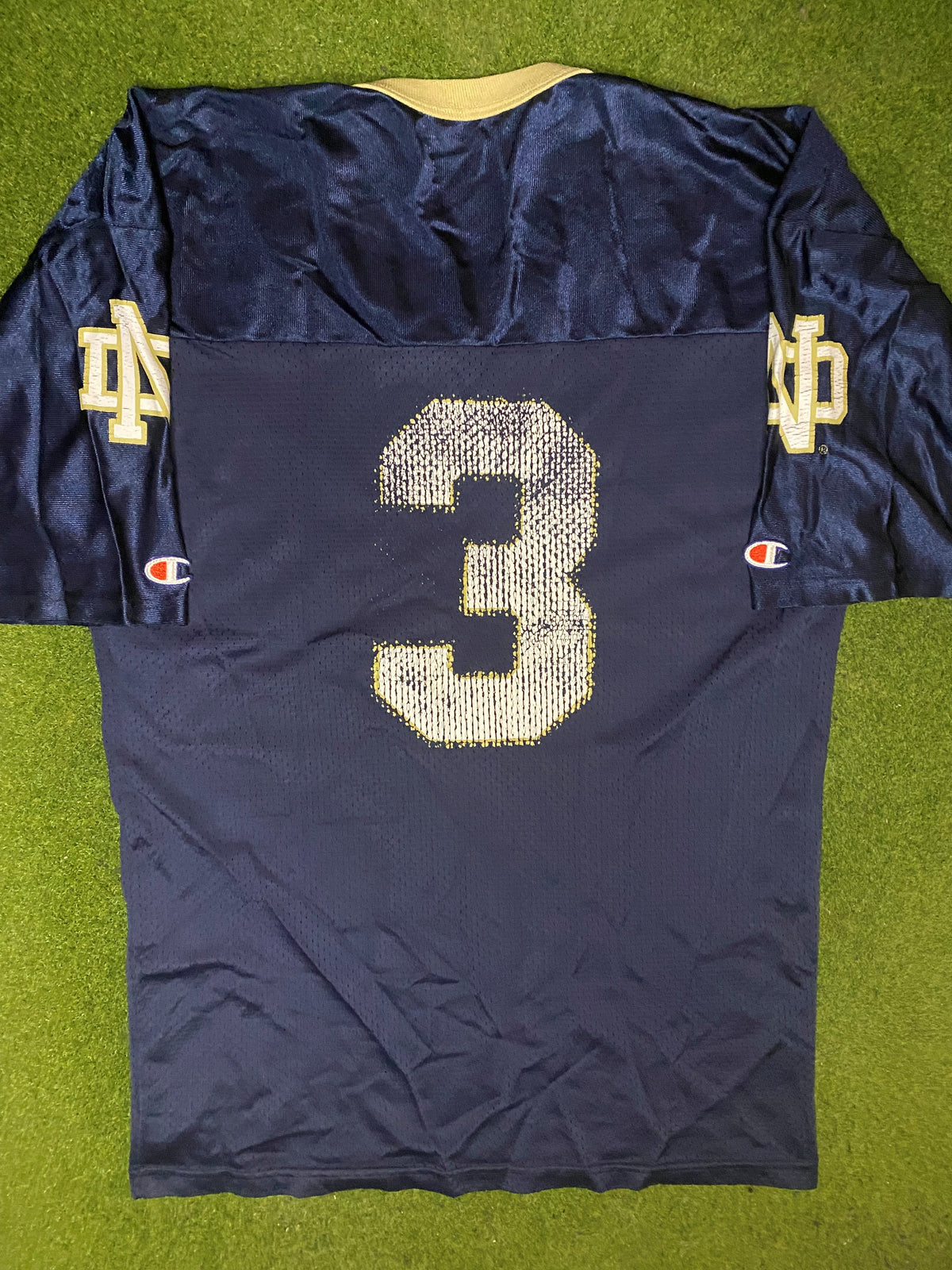 90s Notre Dame Fighting Irish - Vintage College Football Jersey (44) - Gametime Vintage