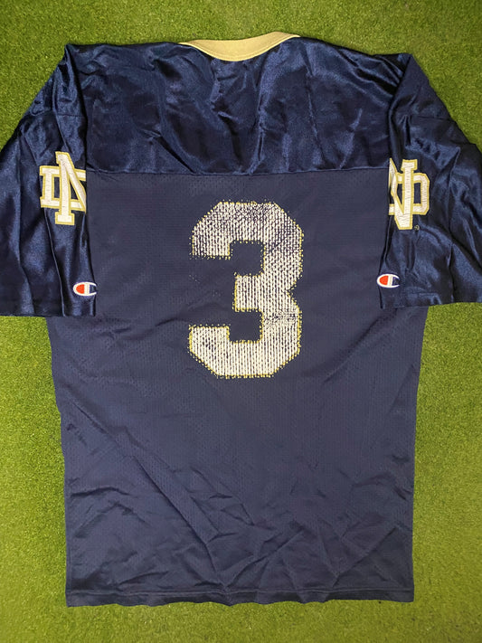 90s Notre Dame Fighting Irish - Vintage College Football Jersey (44) - Gametime Vintage