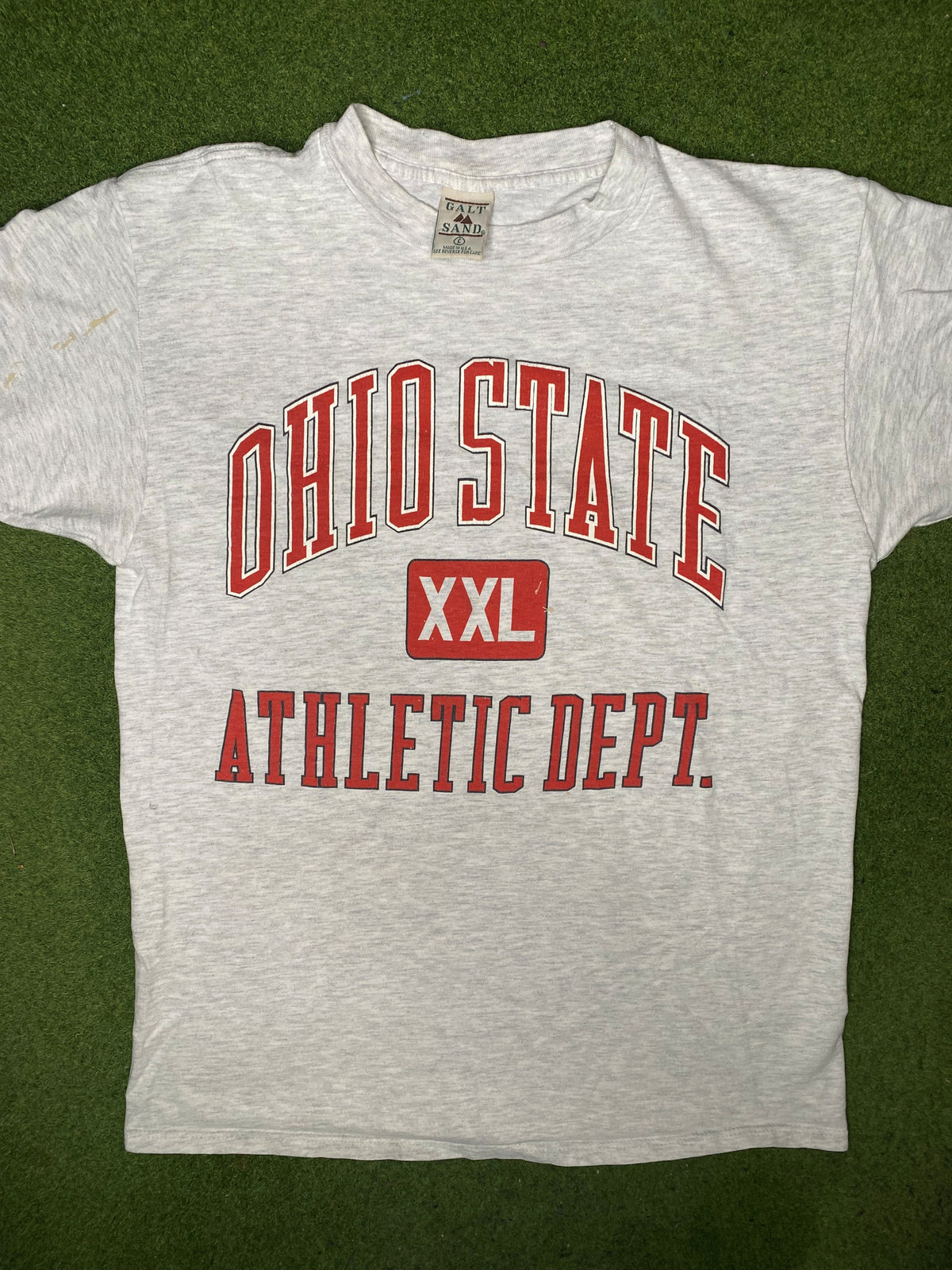 90s Ohio State Buckeyes - Athletic Dept - Vintage College T Shirt (Large)