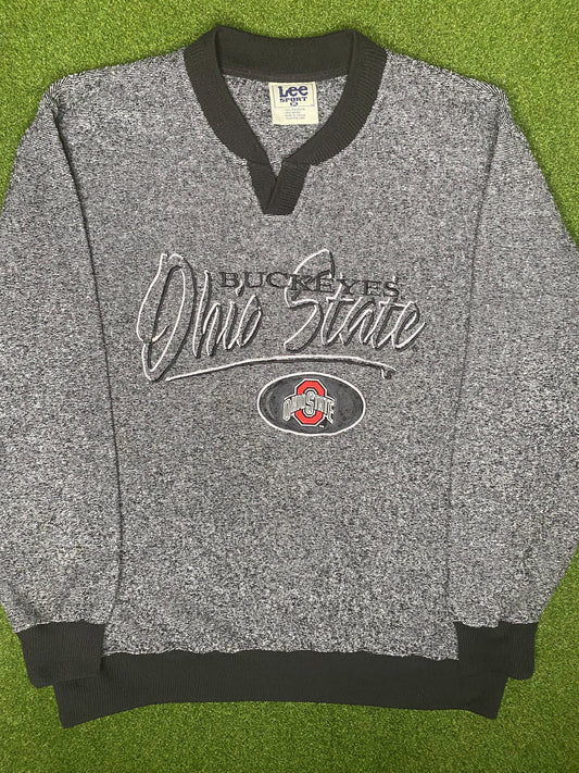 90s Ohio State Buckeyes - Vintage College Sweatshirt (Medium)