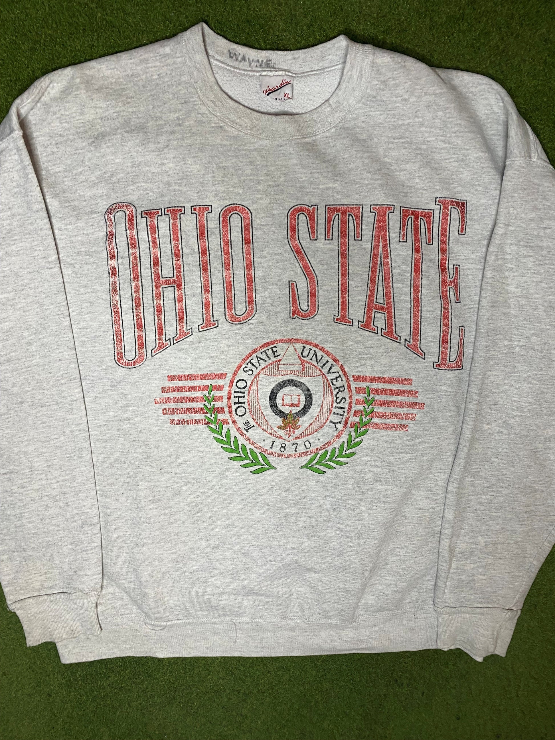 HOT Vintage Ohio State Buckeye Sweatshirt 90s Ohio State