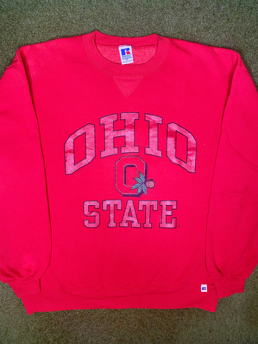 90s Ohio State - Vintage College Crewneck Sweatshirt (XL)