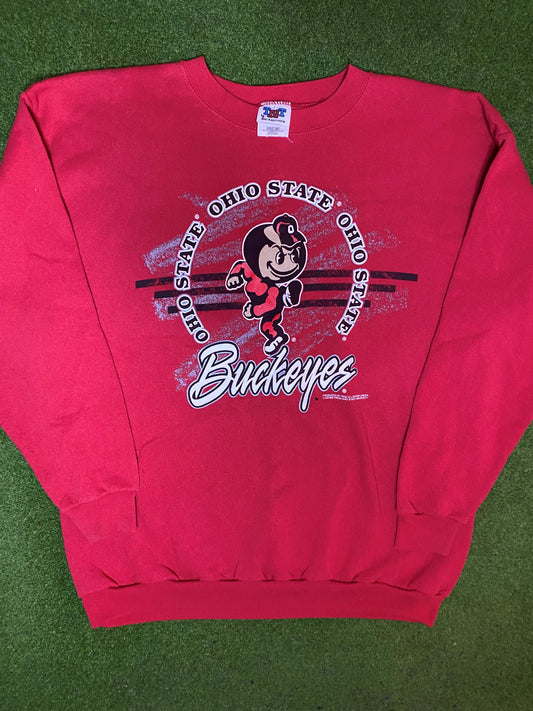 90s Ohio State Buckeyes - Vintage College Sweatshirt (2XL)