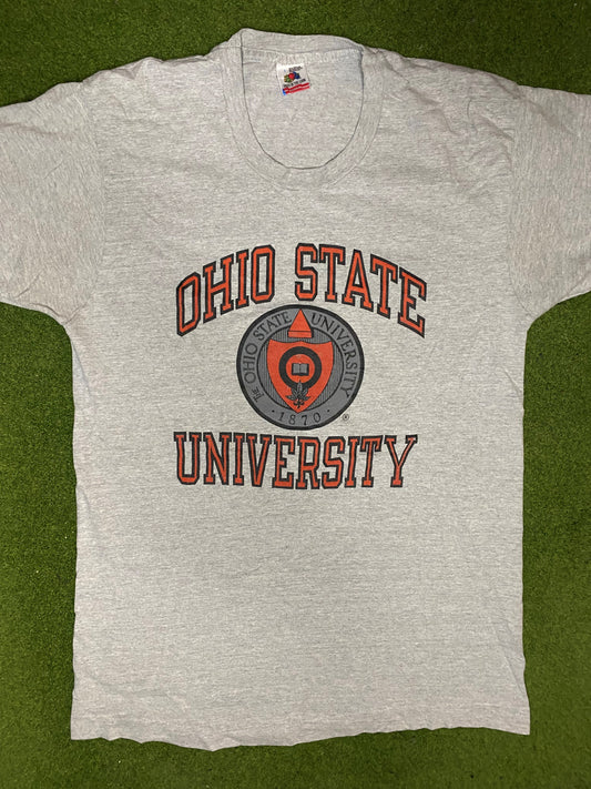 90s Ohio State Buckeyes - Vintage University T-Shirt (Large) - Gametime Vintage