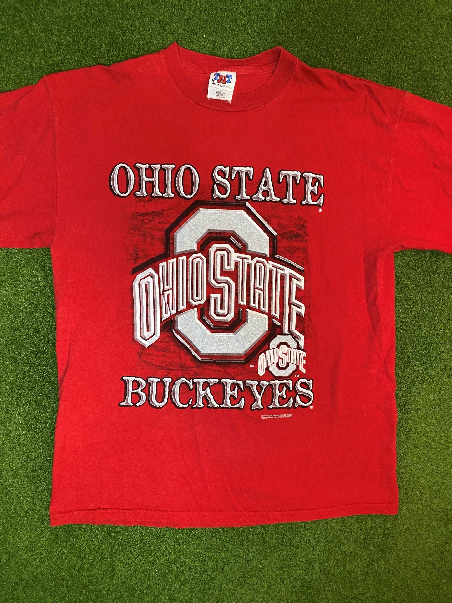 90s Ohio State Buckeyes - Vintage College T-Shirt (XL)