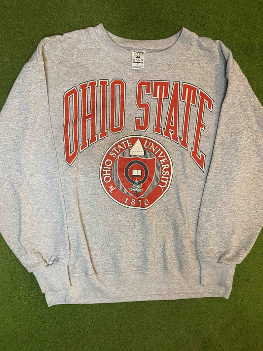 90s Ohio State Buckeyes - Vintage University Sweatshirt (Large) Gametime Vintage