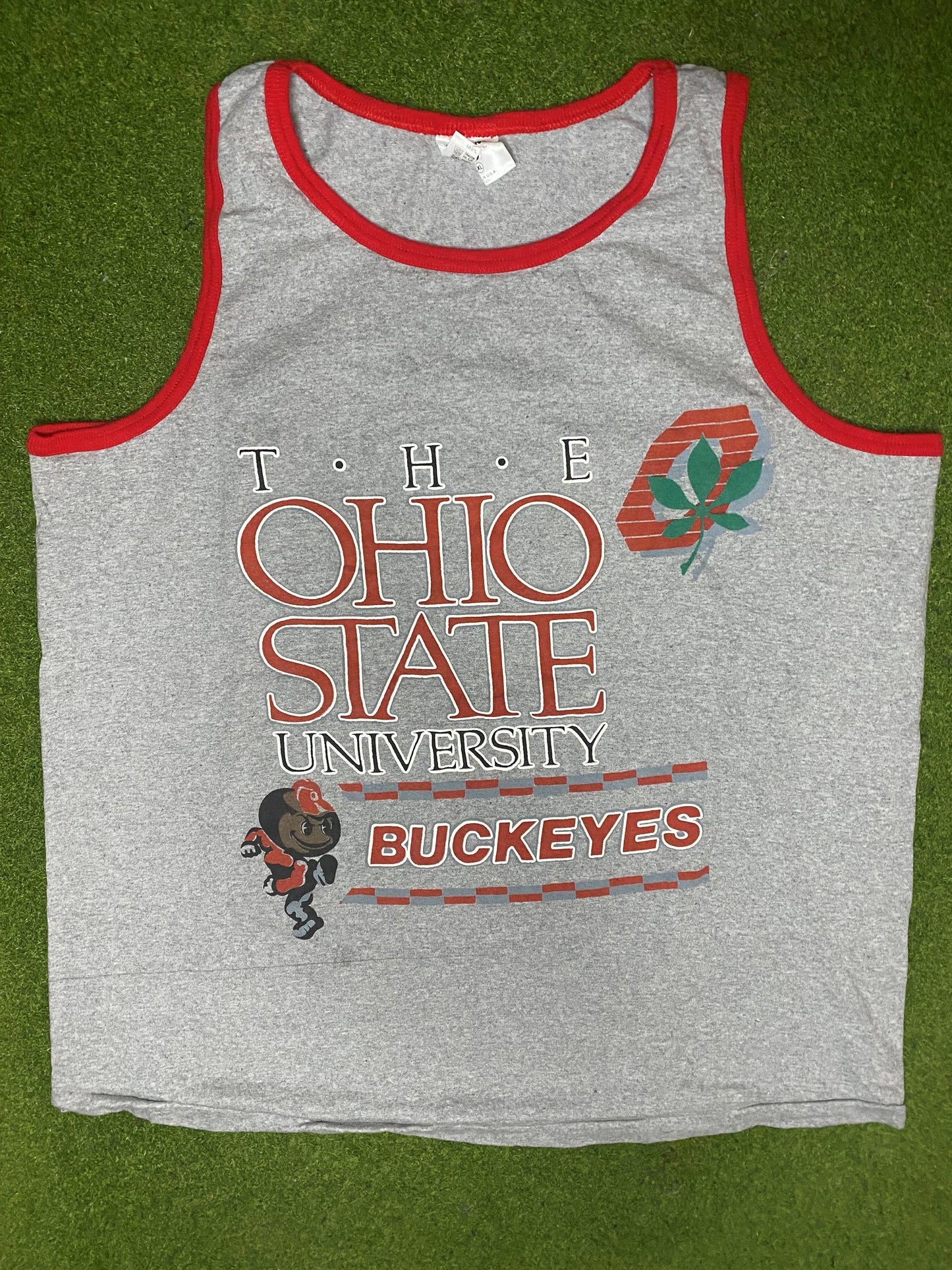 00s Ohio State Buckeye - Vintage College Tank (XL)