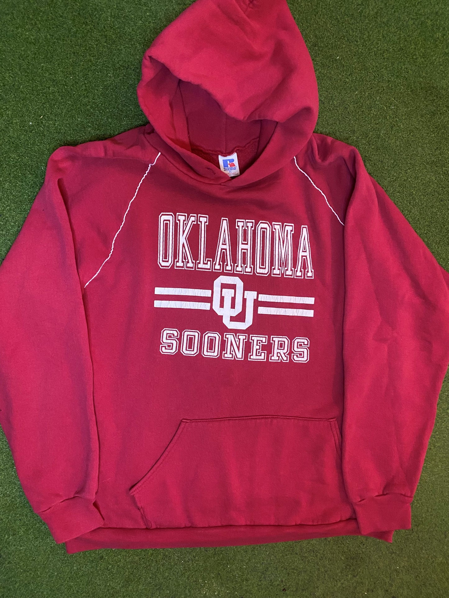 90s Oklahoma Sooners - Vintage College Hoodie (XL) 