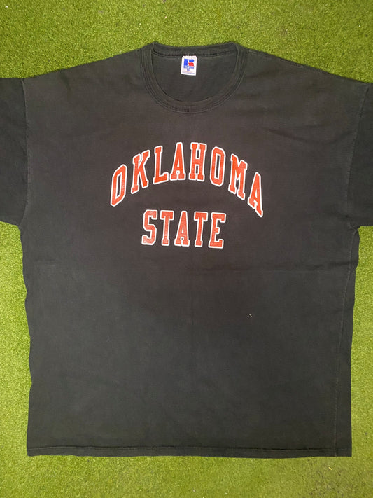 90s Oklahoma State Cowboys - Vintage College T-Shirt (2XL) Gametime Vintage