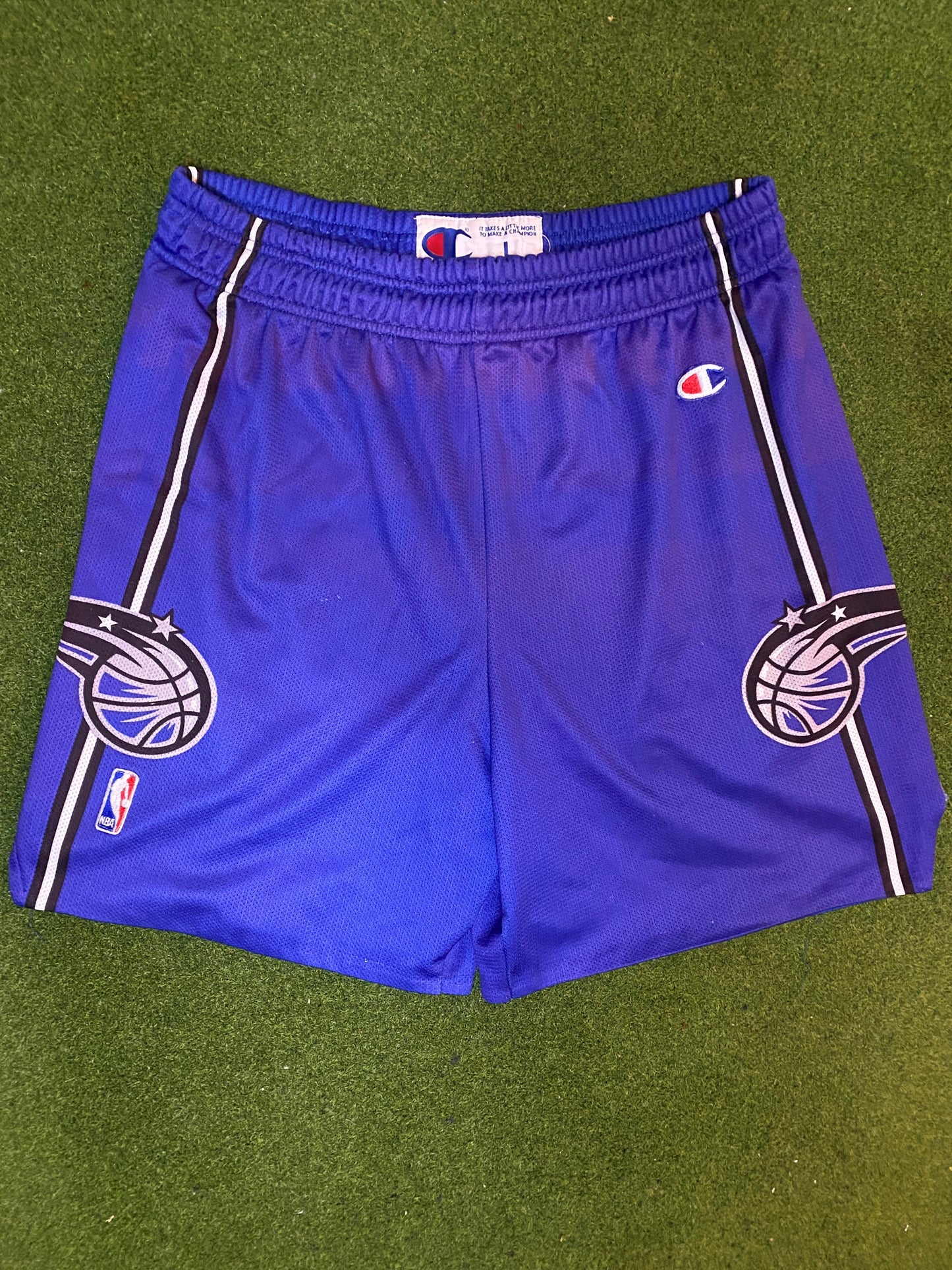 90s Orlando Magic - Champion - Vintage NBA Shorts (Large)