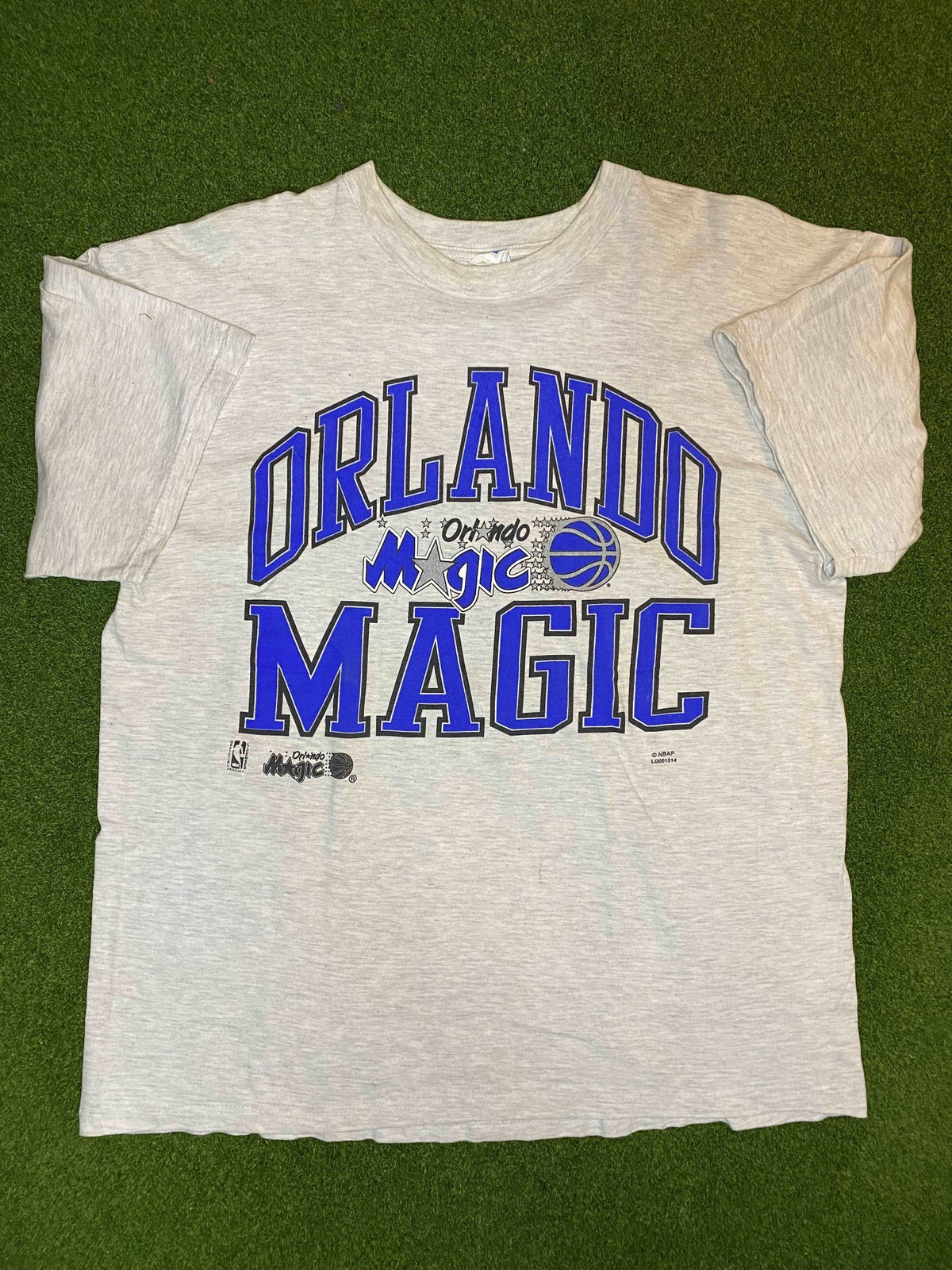 90s Orlando Magic - Big Logo - Vintage NBA Tee Shirt (XL)