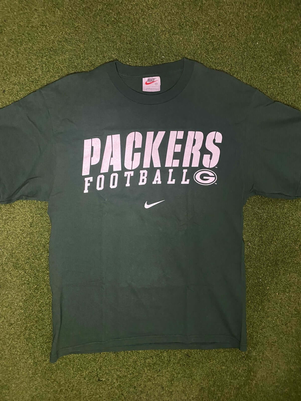 00s Green Bay Packers - Nike - Vintage NFL Tee Shirt (Medium) Gametime Vintage