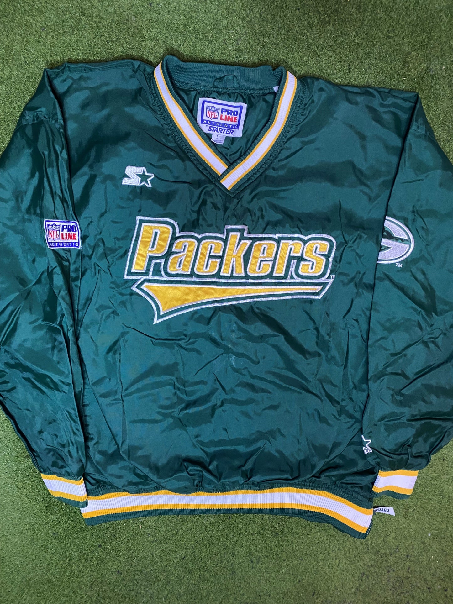 90s Green Bay Packers - Vintage NFL Pullover (Large)