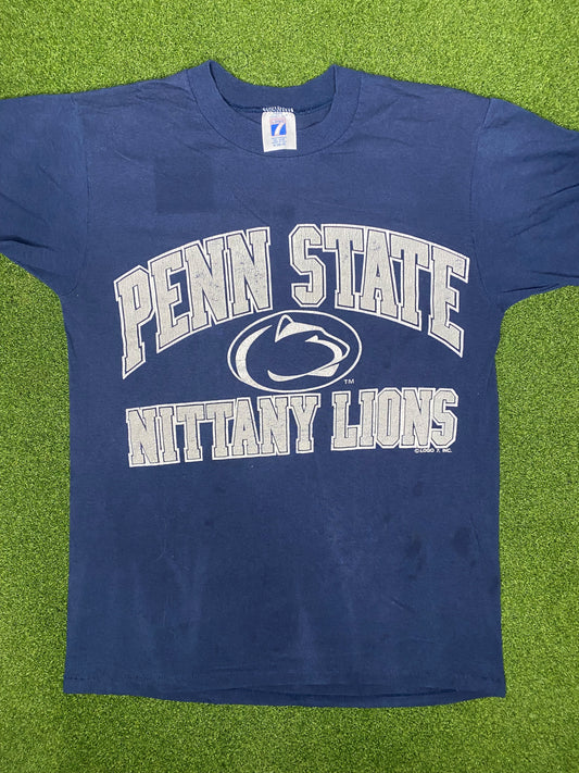 90s Penn State Nittany Lions - Vintage College T Shirt (Medium)