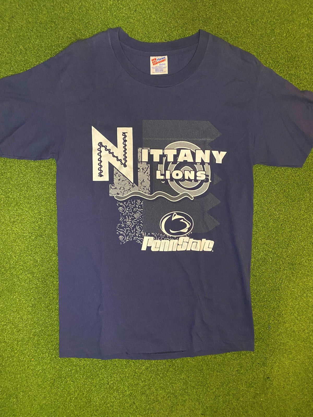 90s Penn State Nittany Lions - Vintage College Tee Shirt (Medium)