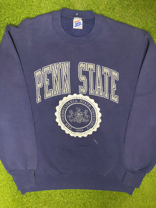90s Penn State Nittany Lions - Vintage University Sweatshirt (Large) - Gametime Vintage